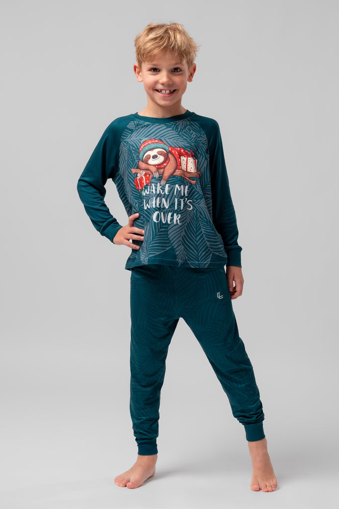 lelosi schlafanzug für jungs  bradypus 0