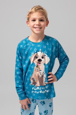 lelosi schlafanzug für jungs paws 1