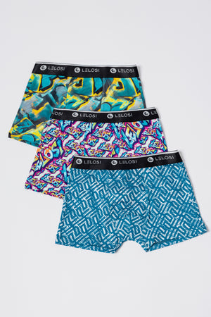 lelosi kinder-boxershorts-set happycolours (3er-pack) 1