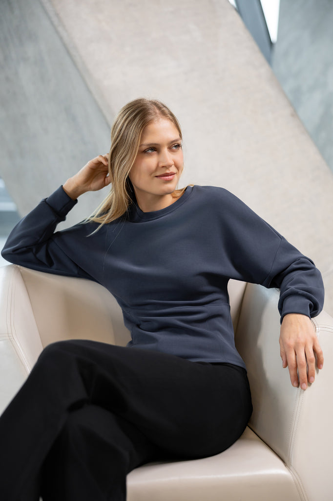 lelosi chicline pullover azurea 0