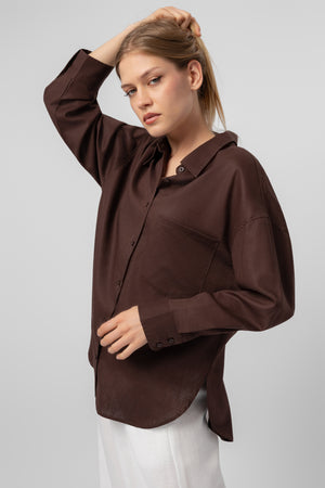 lelosi chicline hemd espresso 1