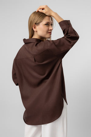 lelosi chicline hemd espresso 1