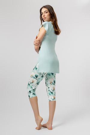 lelosi capri schlafanzug blume 1