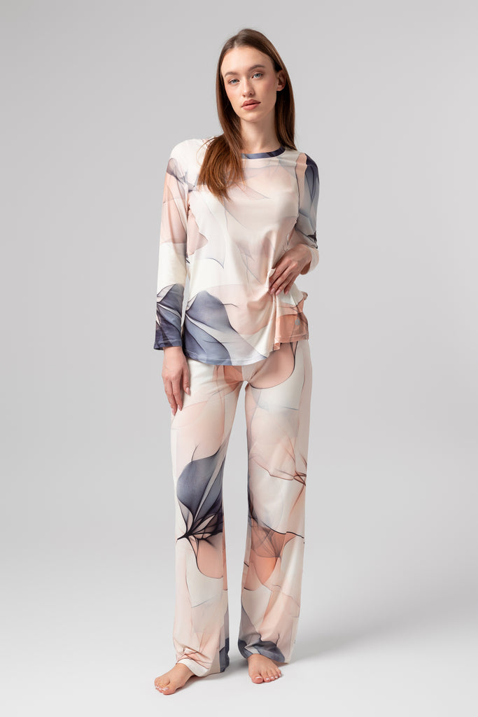 lelosi lässige schlafanzüge frond 0